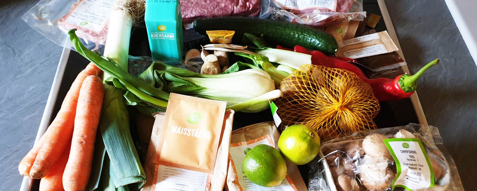Inhalt der Hellofresh Kochbox Hellofresh Kochbox Inhalt