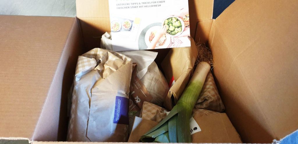HelloFresh - hellofresh kochbox test karton geoeffnet hellofresh kochbox test karton geoeffnet