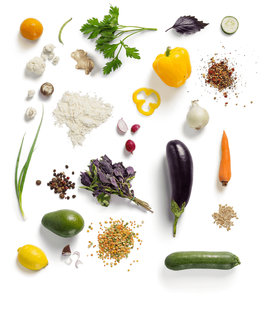 KOCHBOX - vegetables top view Gemüse