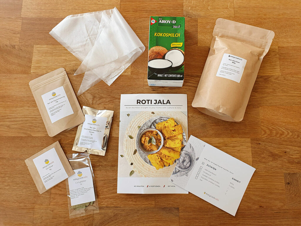 roti jala ausgepackt