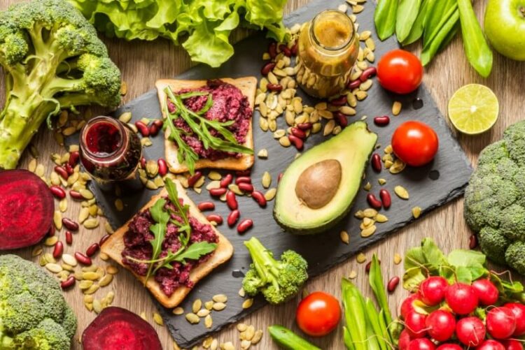 Lebensmittel, die in veganen Kochboxen enthalten sein können