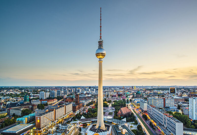 Der Fernsehturm Berlins