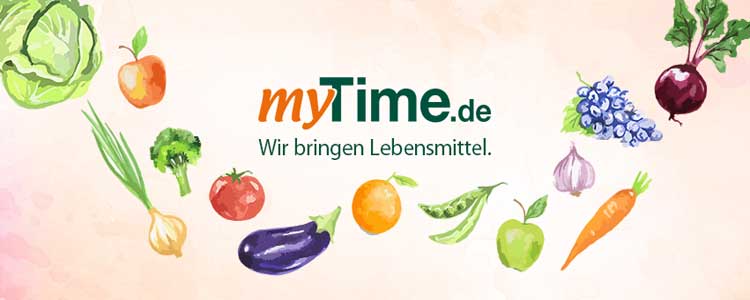 MyTime Lebensmittel Lieferservice im Test - Mytime Gutschein myTime Banner
