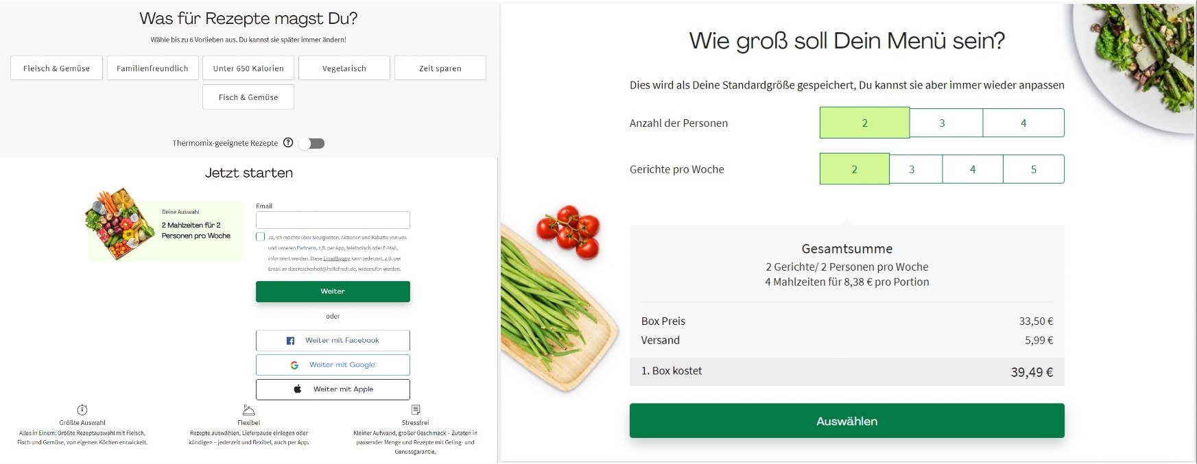 HelloFresh - Screenshot 2022 09 27 210620 HelloFresh Bestellprozess