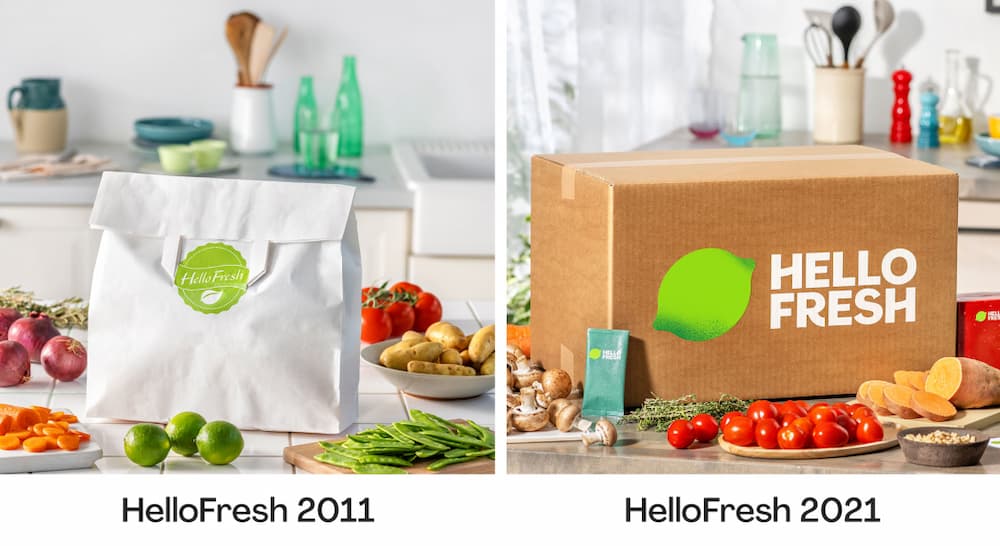 10 Jahre HelloFresh - erhre HelloFresh vor 10 Jahren und heute