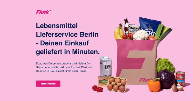 Flink Berlin - rhaeg Flink Reklame