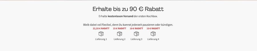 HelloFresh Neukunden - rehtger HelloFresh Rabatt