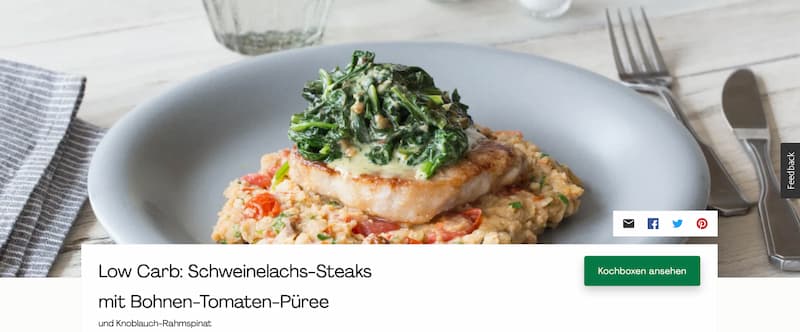 HelloFresh Low Carb - image 12 Low-Carb Gericht