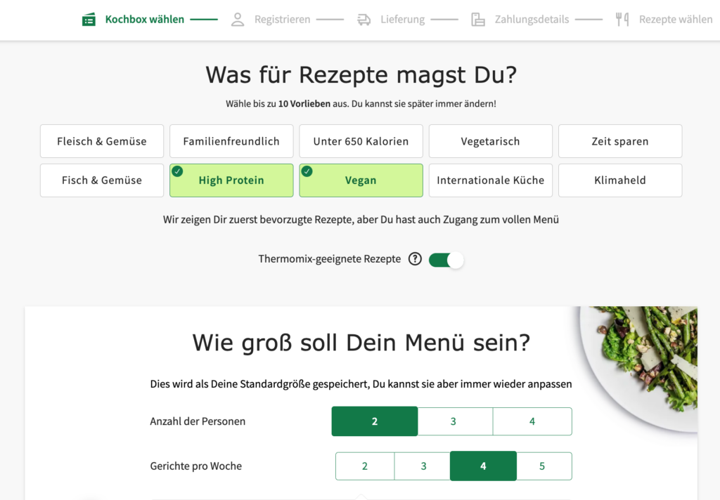 Hellofresh Probierbox bestellen