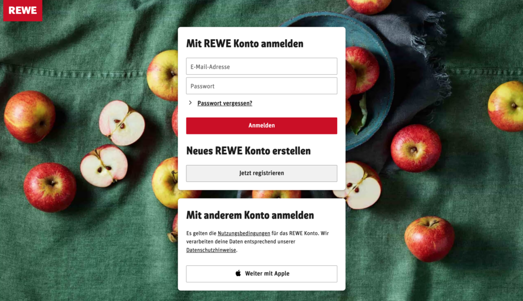 Rewe Lieferservice - Screenshot 2023 01 31 at 12.45.26 Rewe Anmeldung