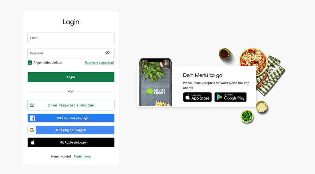 HelloFresh Login - Screenshot 2023 02 27 at 09.57.22 HelloFresh Login