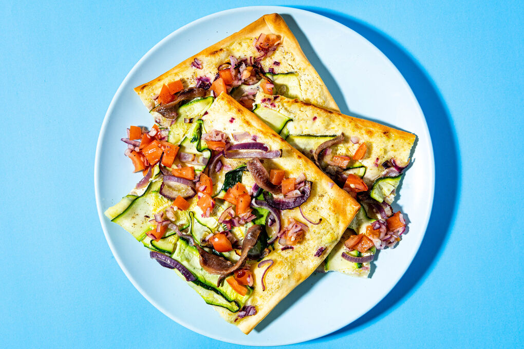 Dinnerly Rezepte - gemuse flammkuchen mit sardellen ad0fa6b4a2d52d4c11989edabb182997 Dinnerly Rezepte