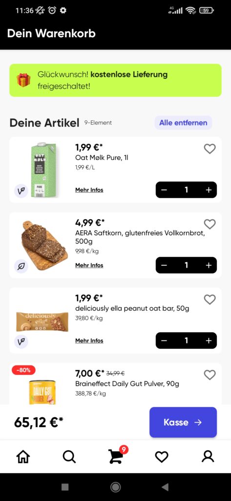 Gorillas Lieferdienst - 1679504371959 Gorillas Lieferdienst Bestellung