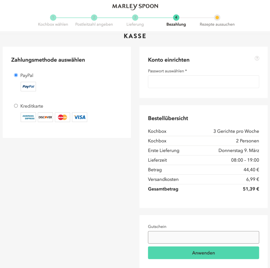 Marley Spoon Gutschein - Screenshot 2023 03 03 at 12.45.44 Marley Spoon Gutschein