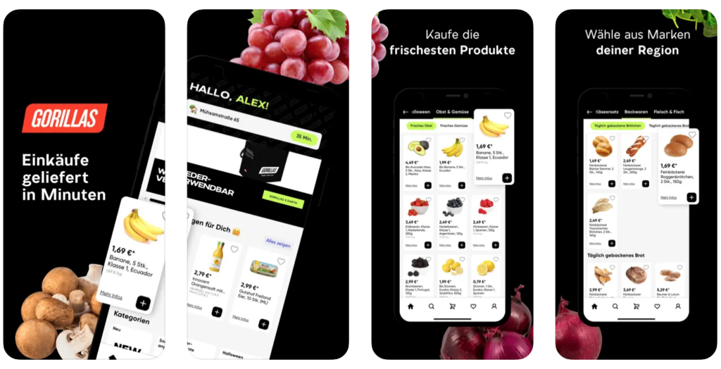 Gorillas Lieferdienst - Screenshot 2023 03 21 at 12.35.15 Gorillas App
